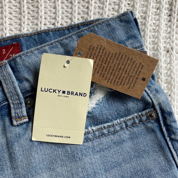 NWT Lucky Brand Cut Off Denim Short In Reyes - Picture 9 of 10